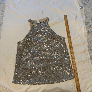 NWOT Cable & Gauge Sequin Top